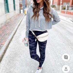 Wild Fable Gray Cropped Hoodie